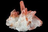 Natural Red Quartz Crystals - Morocco #70750-1